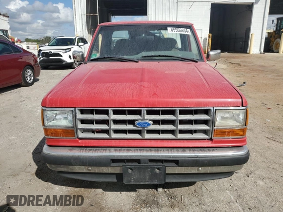 1991 Ford Ranger Splash with VIN 1FTCR10XXMTA47904, listed as a Copart auction lot 85566634 with 39,495 mi miles and Salvage Title. Bid and sale history available at DreamBid. Image 5.