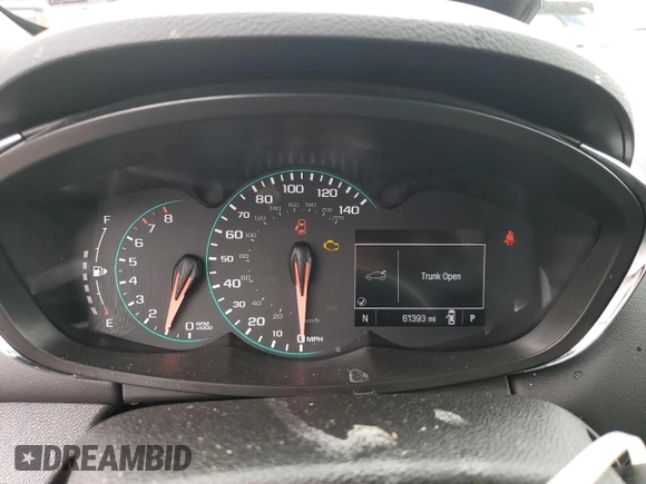 2019 Chevrolet Trax LT with VIN 3GNCJLSB2KL264070, listed as a Copart auction lot 47603775 with 61,393 mi miles and Salvage Title. Bid and sale history available at carsss.com. Image 9.