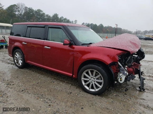 2017 Ford Flex Limited with VIN 2FMGK5D82HBA05180, listed as a Copart auction lot 81563224 with 75,662 mi miles and Salvage Title. Bid and sale history available at carsss.com. Image 4.