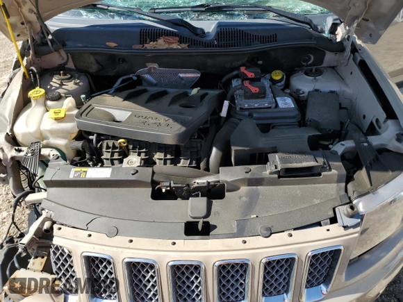 2017 Jeep Compass Latitude with VIN 1C4NJDEB9HD127855, listed as a Copart auction lot 56699735 with 119,046 mi miles and Salvage title. Bid and sale history available at DreamBid. Image 12.