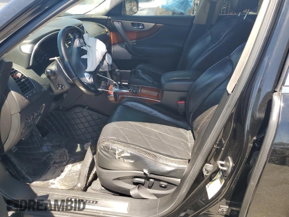2013 Infiniti FX with VIN JN8CS1MW5DM170014, listed as a Copart auction lot 56195905 with 138,686 mi miles and Salvage title. Bid and sale history available at DreamBid. Image 7.