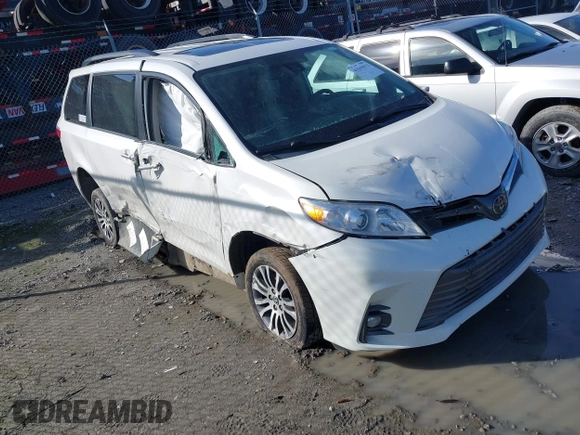 2020 Toyota Sienna XLE Auto Access Seat with VIN 5TDYZ3DCXLS029196, listed as a IAAI auction lot 41569611 with 50,319 mi miles and . Bid and sale history available at DreamBid. Image 1.