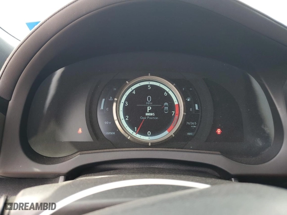 2015 Lexus RC 350 with VIN JTHHE5BC4F5002532, listed as a Copart auction lot 61462854 with 76,565 mi miles and Salvage Title. Bid and sale history available at carsss.com. Image 9.