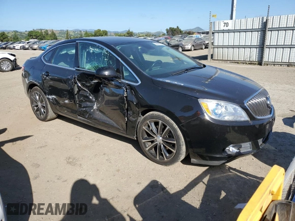 2017 Buick Verano Sport Touring with VIN 1G4PR5SK9H4112988, listed as a Copart auction lot 52601904 with 108,641 mi miles and Salvage Title. Bid and sale history available at carsss.com. Image 4.