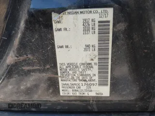 2018 Nissan Altima SV with VIN 1N4AL3APXJC176097, listed as a IAAI auction lot 41319860 with Not Provided miles and . Bid and sale history available at DreamBid. Image 9.