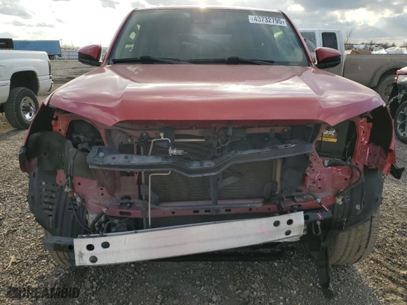 2021 Toyota 4Runner SR5 with VIN JTEEU5JR3M5250034, listed as a Copart auction lot 43732795 with 63,412 mi miles and Salvage Title. Bid and sale history available at carsss.com. Image 5.
