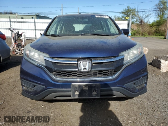 2015 Honda CR-V LX with VIN 3CZRM3H33FG704686, listed as a Copart auction lot 54966355 with 105,521 mi miles and Clean Title. Bid and sale history available at carsss.com. Image 5.