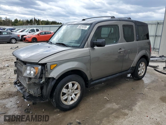 2007 Honda Element EX with VIN 5J6YH28727L011383, listed as a Copart auction lot 55319755 with 52,541 mi miles and Clean Title. Bid and sale history available at DreamBid. Image 1.