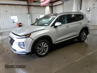 2019 Hyundai Santa Fe Ultimate z VIN 5NMS5CAD4KH002169, wystawiony jako Copart lot #58560645 z przebiegiem 27 762 mil mil oraz Szkoda całkowita • Salvage title. Historia ofert i sprzedaży dostępna na DreamBid. Obrazek 1.