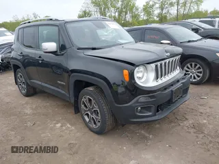 2015 Jeep Renegade Limited z VIN ZACCJBDT3FPC50720, wystawiony jako IAAI lot #42193078 z przebiegiem 40 821 mil mil oraz . Historia ofert i sprzedaży dostępna na DreamBid. Obrazek 1.