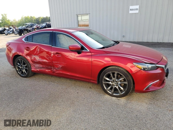 2017 Mazda 6 Grand Touring with VIN JM1GL1X59H1108040, listed as a Copart auction lot 53727265 with 151,419 mi miles and Salvage Title. Bid and sale history available at carsss.com. Image 4.