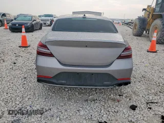 2022 Genesis G70 2.0T z VIN KMTG34TA3NU091204, wystawiony jako Copart lot #57073325 z przebiegiem 62 529 mil mil oraz Szkoda całkowita • Salvage title. Historia ofert i sprzedaży dostępna na DreamBid. Obrazek 6.