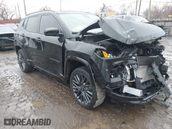 2022 Jeep Compass High Altitude with VIN 3C4NJDCB1NT142939, listed as a IAAI auction lot 41683243 with 43,656 mi miles and . Bid and sale history available at DreamBid. Image 1.