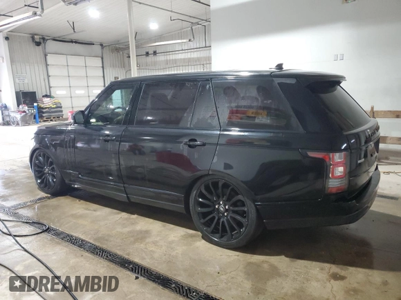 2016 Land Rover Range Rover Supercharged with VIN SALGS3EF6GA300873, listed as a Copart auction lot 47784755 with Not provided miles and Clean title. Bid and sale history available at DreamBid. Image 2.