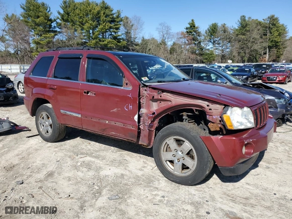 2007 Jeep Grand Cherokee Limited with VIN 1J8HR58P87C562401, listed as a Copart auction lot 51242755 with 172,142 mi miles and Clean Title. Bid and sale history available at carsss.com. Image 4.