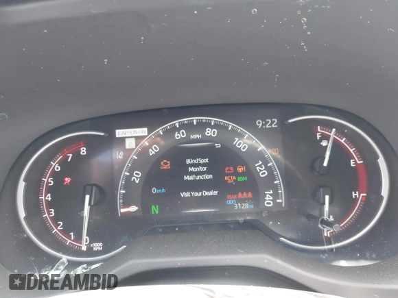 2025 Toyota RAV4 XLE Premium with VIN 2T3C1RFV8SW386490, listed as a IAAI auction lot 42562230 with 3,128 mi miles and . Bid and sale history available at DreamBid. Image 7.