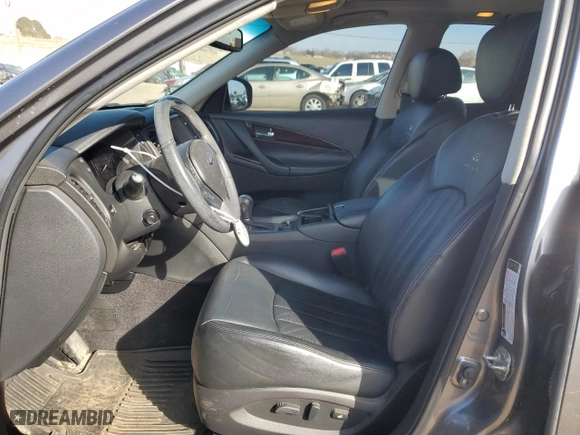 2012 Infiniti EX35 Journey with VIN JN1AJ0HR3CM452013, listed as a Copart auction lot 45413185 with 67,536 mi miles and Salvage Title. Bid and sale history available at carsss.com. Image 7.