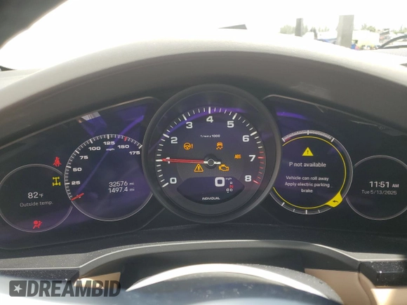 2023 Porsche Cayenne with VIN WP1AA2AY0PDA01300, listed as a Copart auction lot 56468895 with 32,576 mi miles and Salvage title. Bid and sale history available at DreamBid. Image 9.