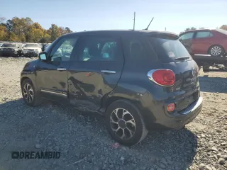 2014 FIAT 500L Lounge with VIN ZFBCFACH6EZ005129, listed as a Copart auction lot 75875394 with 88,813 mi miles and Salvage Title. Bid and sale history available at carsss.com. Image 2.