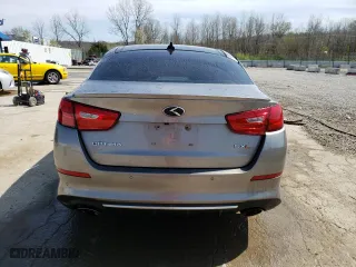 2015 Kia Optima SXL Turbo with VIN 5XXGR4A6XFG401495, listed as a Copart auction lot 50052205 with 172,747 mi miles and Salvage Title. Bid and sale history available at carsss.com. Image 6.