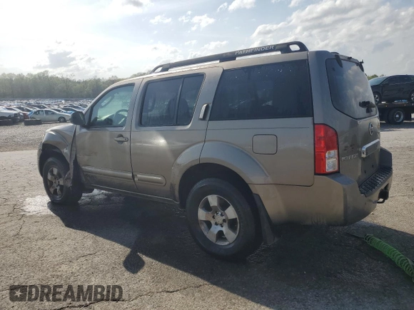 2006 Nissan Pathfinder SE z VIN 5N1AR18WX6C605168, wystawiony jako Copart lot #51843215 z przebiegiem 225 334 mil mil oraz Czysty tytuł • Clean title. Historia ofert i sprzedaży dostępna na DreamBid. Obrazek 2.