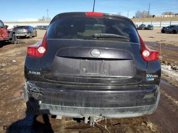 2014 Nissan Juke SL with VIN JN8AF5MV7ET363525, listed as a Copart auction lot 42560095 with 0 mi miles and Salvage Title. Bid and sale history available at carsss.com. Image 6.