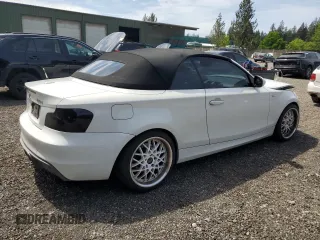 2010 BMW 1 Series 128i with VIN WBAUN1C50AVH81851, listed as a Copart auction lot 56607275 with 145,036 mi miles and Salvage title. Bid and sale history available at DreamBid. Image 3.