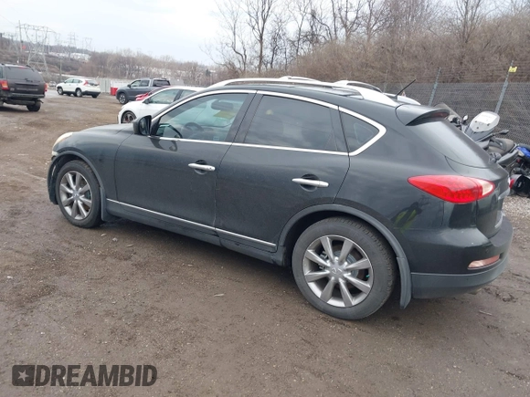 2012 Infiniti EX Journey with VIN JN1AJ0HR4CM450268, listed as a IAAI auction lot 41694446 with 160,023 mi miles. Bid and sale history available at carsss.com. Image 3.