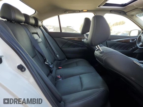 2017 Infiniti Q50 3.0t Premium with VIN JN1EV7AP1HM737016, listed as a Copart auction lot 52825655 with 98,776 mi miles and Salvage Title. Bid and sale history available at carsss.com. Image 10.