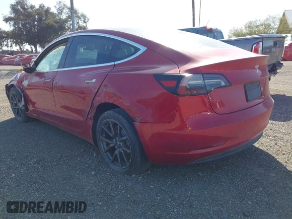 2020 Tesla Model 3 Standard Range Plus with VIN 5YJ3E1EA7LF706636, listed as a IAAI auction lot 32371217 with 35,389 mi miles. Bid and sale history available at carsss.com. Image 3.