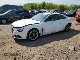 2013 Audi A5 Premium Plus z VIN WAULFAFR0DA079223, wystawiony jako Copart lot #54946865 z przebiegiem 214 898 mil mil oraz Szkody całkowita. Historia ofert i sprzedaży dostępna na DreamBid. Obrazek 1.