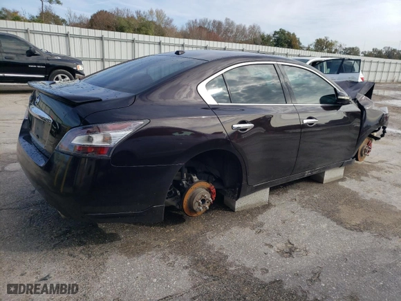 2014 Nissan Maxima 3.5 SV w/Sport Pkg with VIN 1N4AA5APXEC481560, listed as a Copart auction lot 38760004 with 135,701 mi miles and Salvage Title. Bid and sale history available at carsss.com. Image 3.