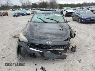 2018 Kia Stinger GT2 with VIN KNAE55LC8J6016646, listed as a Copart auction lot 87354104 with 75,610 mi miles and Salvage Title. Bid and sale history available at DreamBid. Image 5.