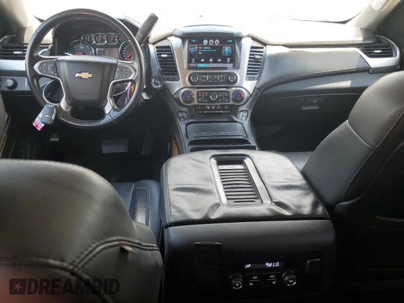 2015 Chevrolet Suburban LTZ with VIN 1GNSCKKC7FR552173, listed as a Copart auction lot 63483995 with 250,564 mi miles and Salvage title. Bid and sale history available at DreamBid. Image 8.