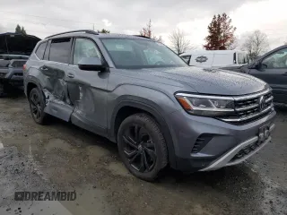 2022 Volkswagen Atlas SE with VIN 1V2KP2CA0NC501253, listed as a Copart auction lot 79123524 with 25,616 mi miles and Salvage title. Bid and sale history available at DreamBid. Image 4.