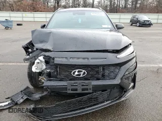 2023 Hyundai Kona N Line with VIN KM8K3CA36PU944250, listed as a Copart auction lot 42755615 with 16,417 mi miles and Salvage Title. Bid and sale history available at carsss.com. Image 5.