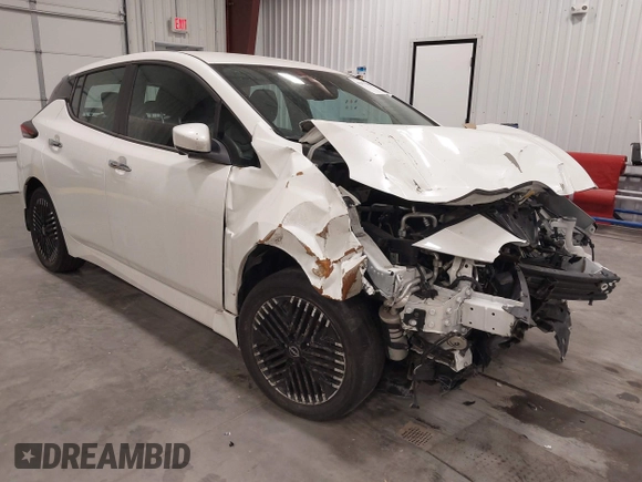 2023 Nissan LEAF SV Plus with VIN 1N4CZ1CV6PC553041, listed as a IAAI auction lot 42076867 with 19,732 mi miles and . Bid and sale history available at DreamBid. Image 1.