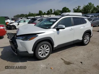 2022 Toyota Corolla Cross LE with VIN 7MUBAABG9NV003219, listed as a Copart auction lot 56919315 with 78,134 mi miles and Salvage title. Bid and sale history available at DreamBid. Image 1.