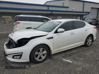 2015 Kia Optima LX z VIN KNAGM4A73F5559587, wystawiony jako Copart lot #63970985 z przebiegiem 126 351 mil mil oraz Szkoda całkowita • Salvage title. Historia ofert i sprzedaży dostępna na DreamBid. Obrazek 1.