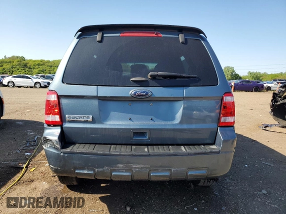 2011 Ford Escape XLT with VIN 1FMCU9D76BKC64128, listed as a Copart auction lot 57674175 with 131,391 mi miles and Salvage title. Bid and sale history available at DreamBid. Image 6.