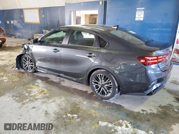 2024 Kia Forte GT-Line with VIN 3KPF54AD8RE711910, listed as a Copart auction lot 45912615 with 2,906 mi miles and Salvage Title. Bid and sale history available at carsss.com. Image 2.