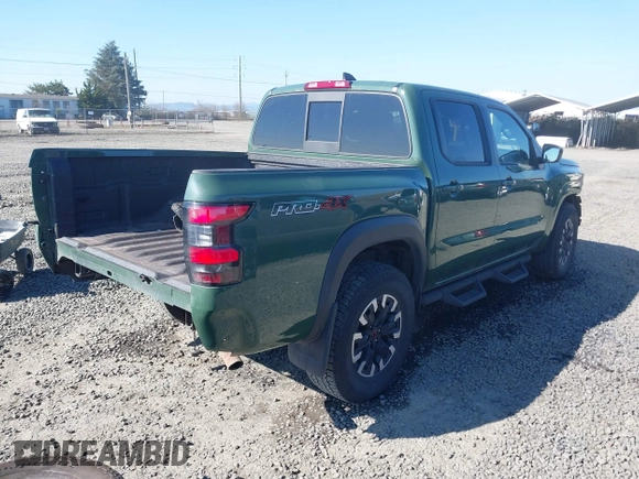 2022 Nissan Frontier S with VIN 1N6ED1EK2NN665404, listed as a IAAI auction lot 41692802 with 27,622 mi miles. Bid and sale history available at carsss.com. Image 4.