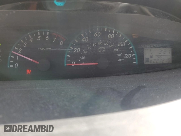2009 Toyota Yaris with VIN JTDBT903391300394, listed as a Copart auction lot 53392945 with 227,210 mi miles and Salvage Title. Bid and sale history available at DreamBid. Image 9.