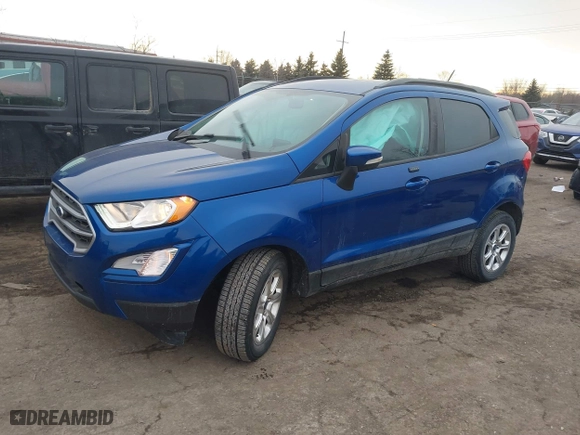 2019 Ford EcoSport SE with VIN MAJ3S2GE2KC268687, listed as a IAAI auction lot 41516298 with 21,773 mi miles. Bid and sale history available at carsss.com. Image 17.