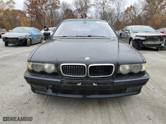 2001 BMW 7 Series 740iA with VIN WBAGG83431DN84358, listed as a Copart auction lot 78825624 with 220,545 mi miles and Clean Title. Bid and sale history available at carsss.com. Image 5.