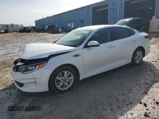 2016 Kia Optima LX with VIN KNAGT4L32G5089535, listed as a Copart auction lot 48806715 with 118,920 mi miles and Salvage Title. Bid and sale history available at carsss.com. Image 1.