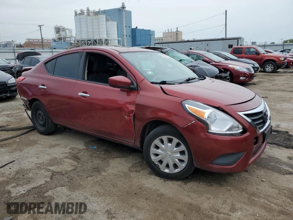 2016 Nissan Versa SV with VIN 3N1CN7AP3GL885930, listed as a Copart auction lot 46919535 with 166,539 mi miles and Non Repairable. Bid and sale history available at DreamBid. Image 4.