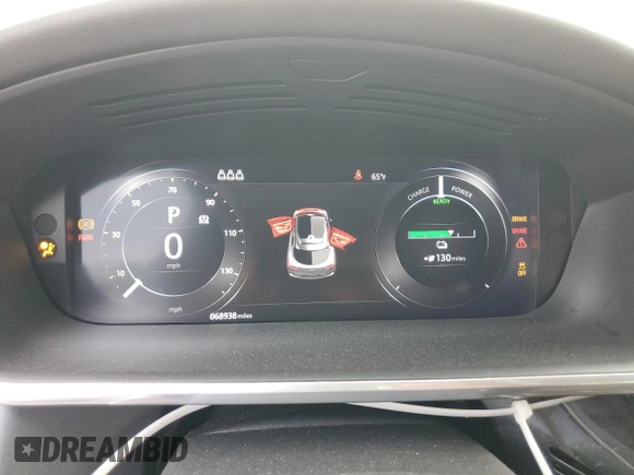 2019 Jaguar I-Pace S z VIN SADHB2S14K1F73583, wystawiony jako Copart lot #49225465 z przebiegiem 68 938 mil mil oraz Nie do naprawy • Non repairable. Historia ofert i sprzedaży dostępna na DreamBid. Obrazek 9.