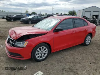 2015 Volkswagen Jetta SE z VIN 3VWD17AJ9FM220688, wystawiony jako Copart lot #58270015 z przebiegiem 106 001 mil mil oraz Szkoda całkowita • Salvage title. Historia ofert i sprzedaży dostępna na DreamBid. Obrazek 1.