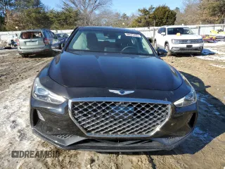 2019 Genesis G70 3.3T Advanced with VIN KMTG34LE9KU023200, listed as a Copart auction lot 88573435 with 26,847 mi miles and Salvage Title. Bid and sale history available at carsss.com. Image 5.
